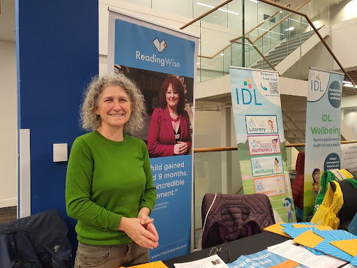 Caroline from ReadingWise at the Dyslexia Scotland conference